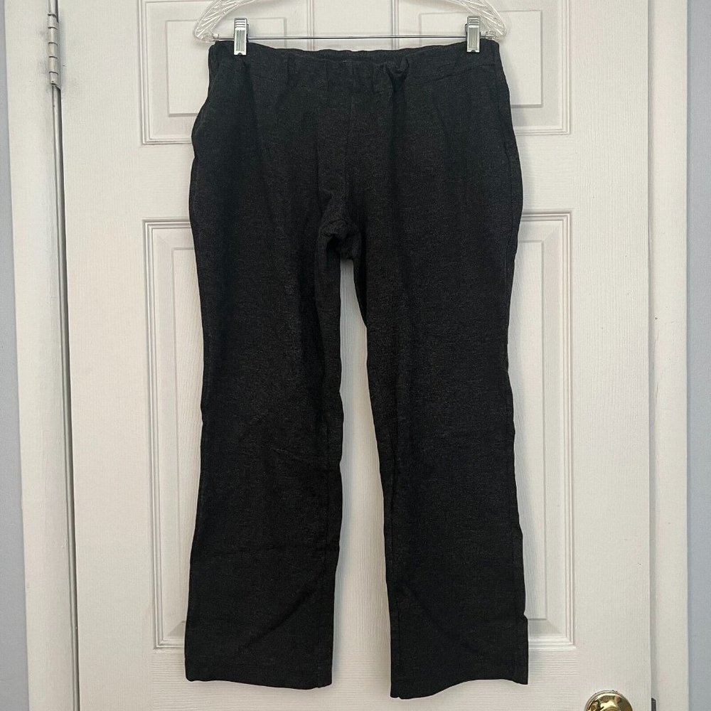 Eileen Fisher Charcoal Elastic Band Pants Size 10